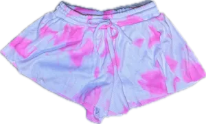 FLOWERS BY ZOE- Pink Tie Dye Shorts