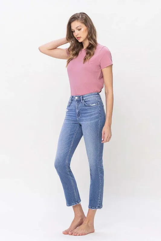 Flying Monkey High Rise Slim Straight Jeans WILLING