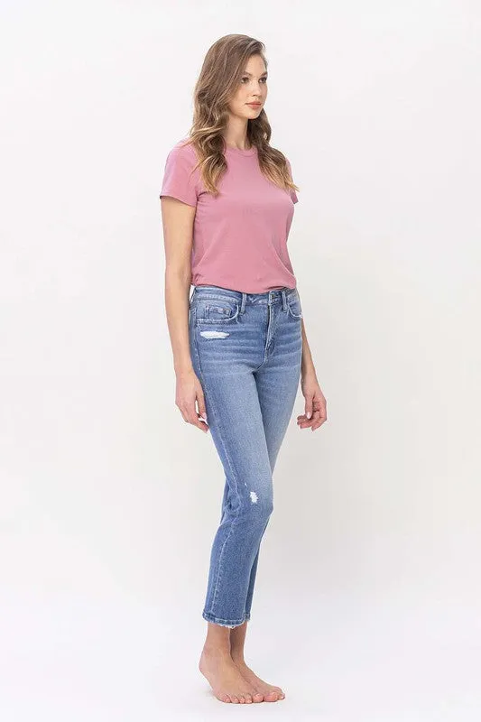 Flying Monkey High Rise Slim Straight Jeans WILLING