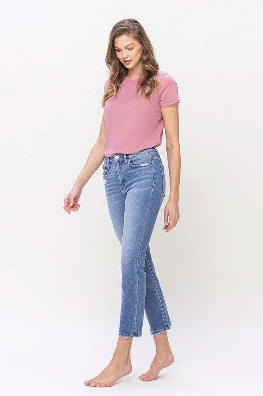 Flying Monkey High Rise Slim Straight Jeans WILLING