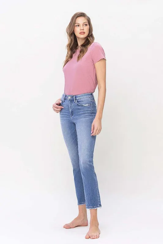 Flying Monkey High Rise Slim Straight Jeans WILLING