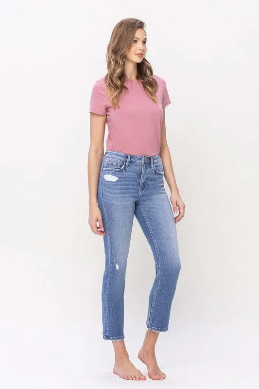 Flying Monkey High Rise Slim Straight Jeans WILLING
