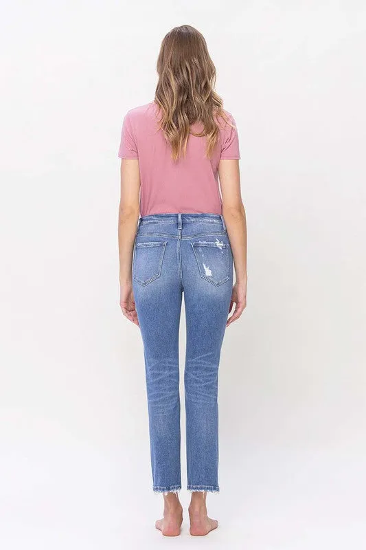 Flying Monkey High Rise Slim Straight Jeans WILLING