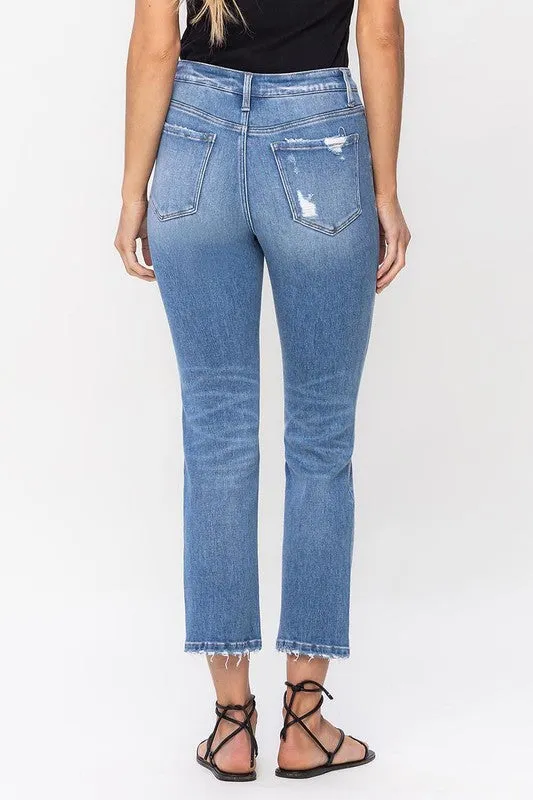 Flying Monkey High Rise Slim Straight Jeans WILLING