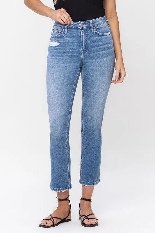Flying Monkey High Rise Slim Straight Jeans WILLING