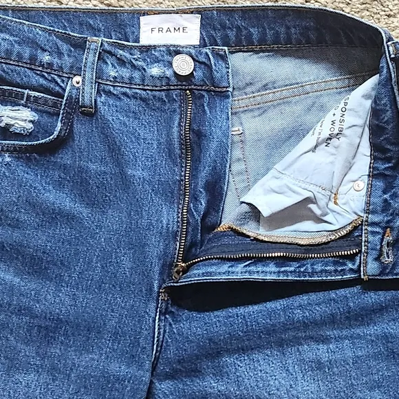 FRAME Denim Le High N Tight Taper Size 28 Stearnlee Wash