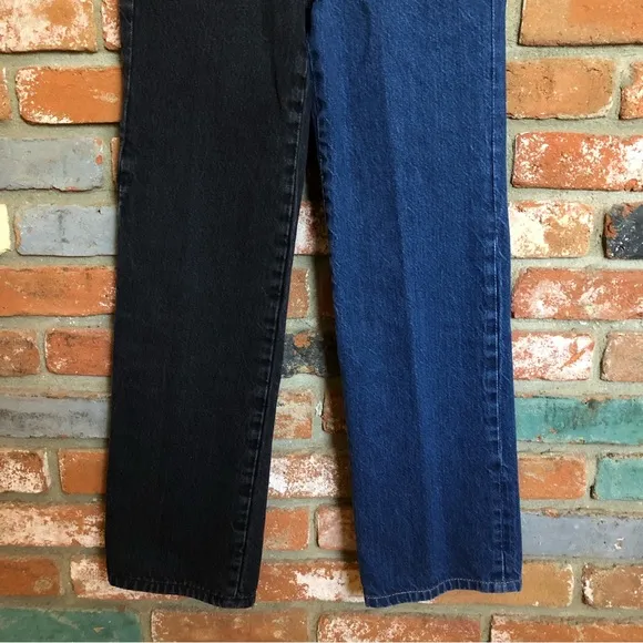 Frame Denim Le Jane Colorblock High Waist Relaxed Jeans