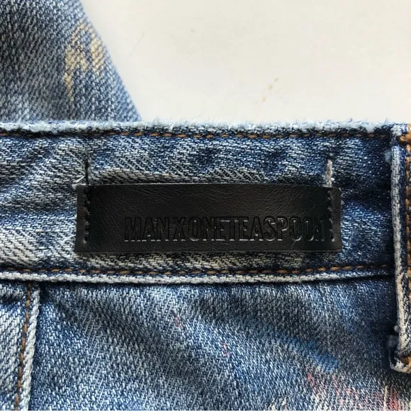 Frame Denim Le Jane Colorblock High Waist Relaxed Jeans