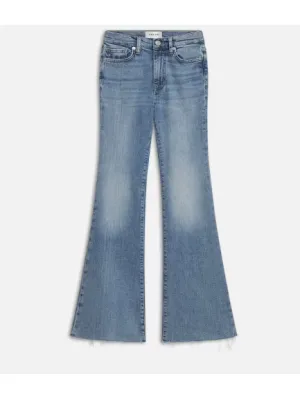 Frame Le Easy Flare Raw Fray in Whimsy