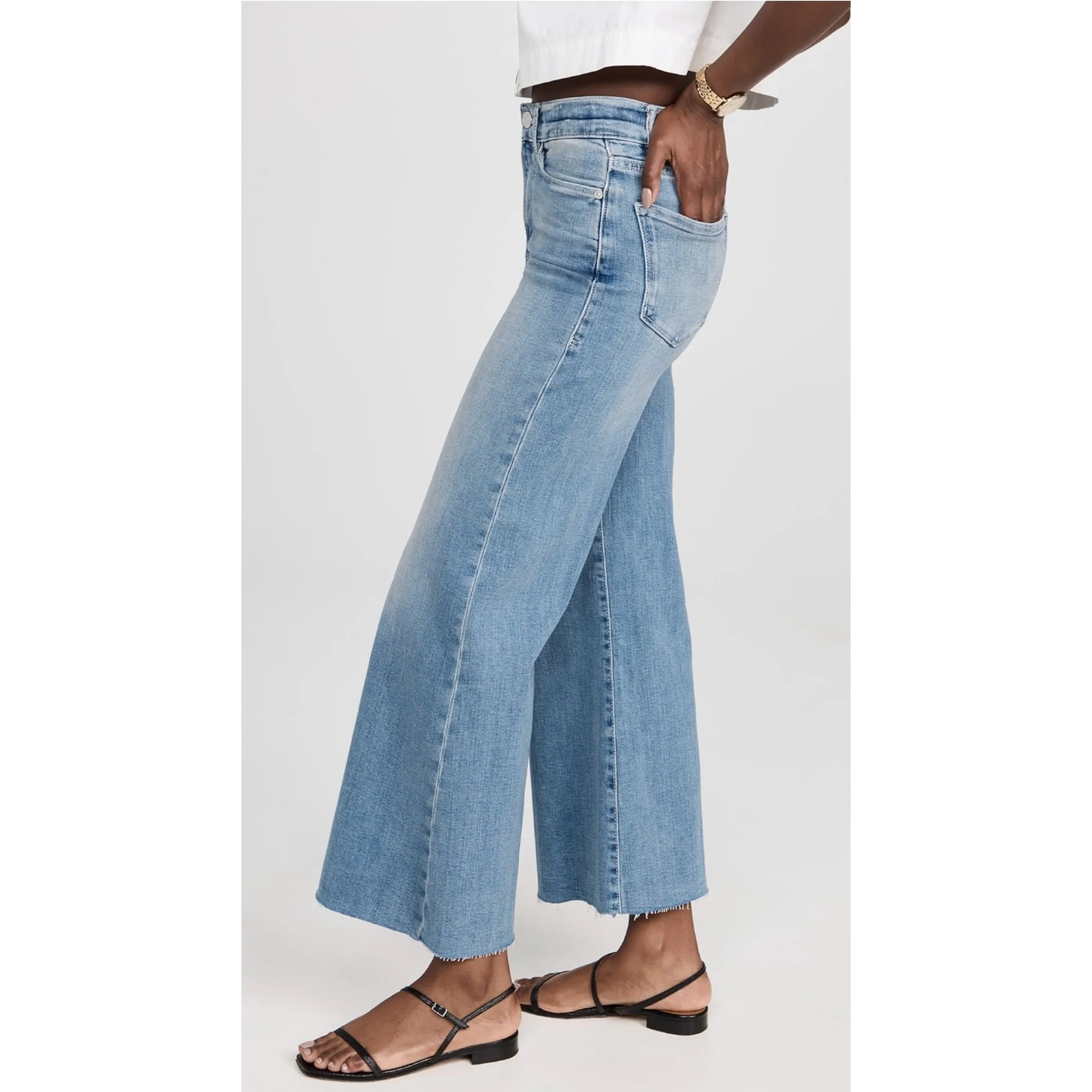 FRAME Le Palazzo Crop Jeans Size 32