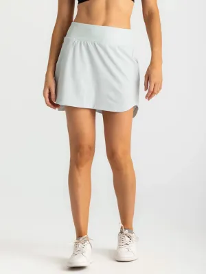 Free Fly Women's Bamboo-Lined Active Breeze Skort – 15" in Sky Gray