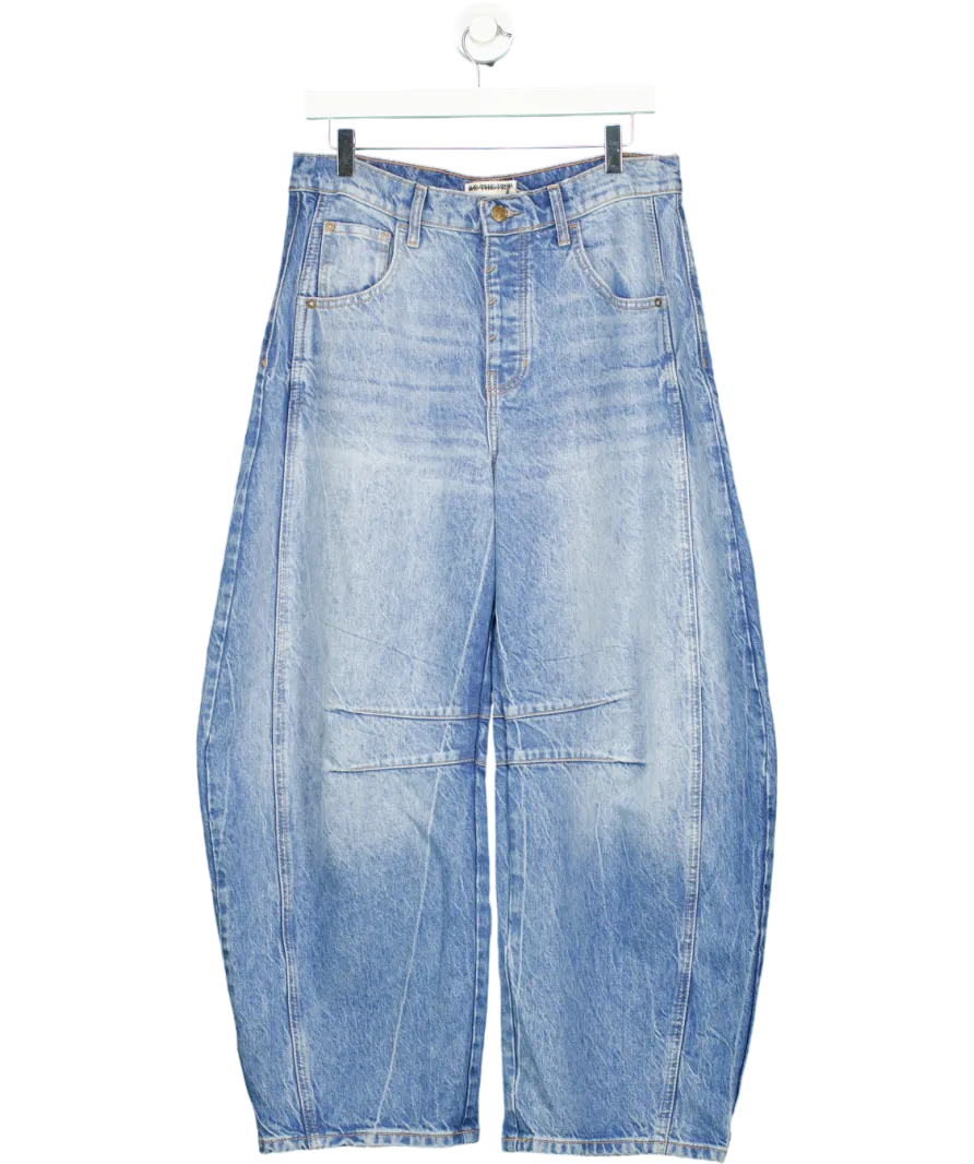 Free People Blue We The Free Good Luck Mid-rise Barrel Jeans W27