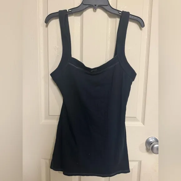Free People Intimately End Game Pointelle Nightie in Black Retail $60 NWOT