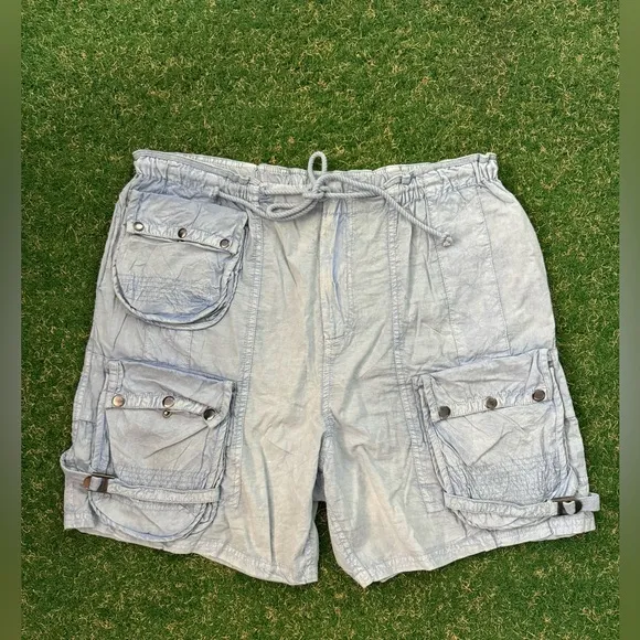 Free People Moon Bay Parachute Shorts ~ Size Large ~ NWOT