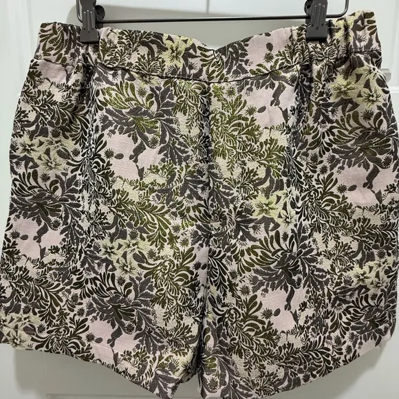 Free People Shine Like a Shorty in Jacquard Gold Combo - Size Medium