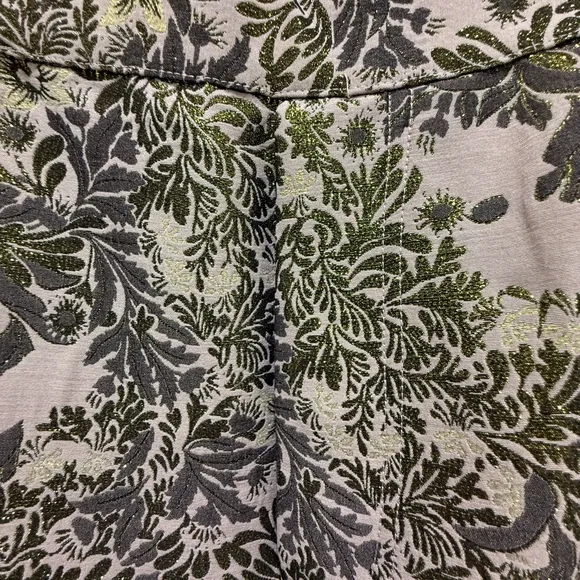 Free People Shine Like a Shorty in Jacquard Gold Combo - Size Medium