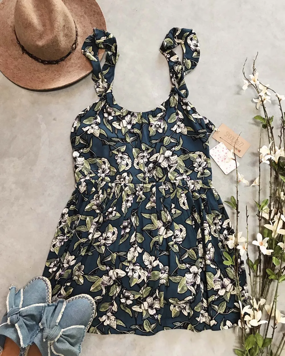 Free People Sweet You Minidress in Blue