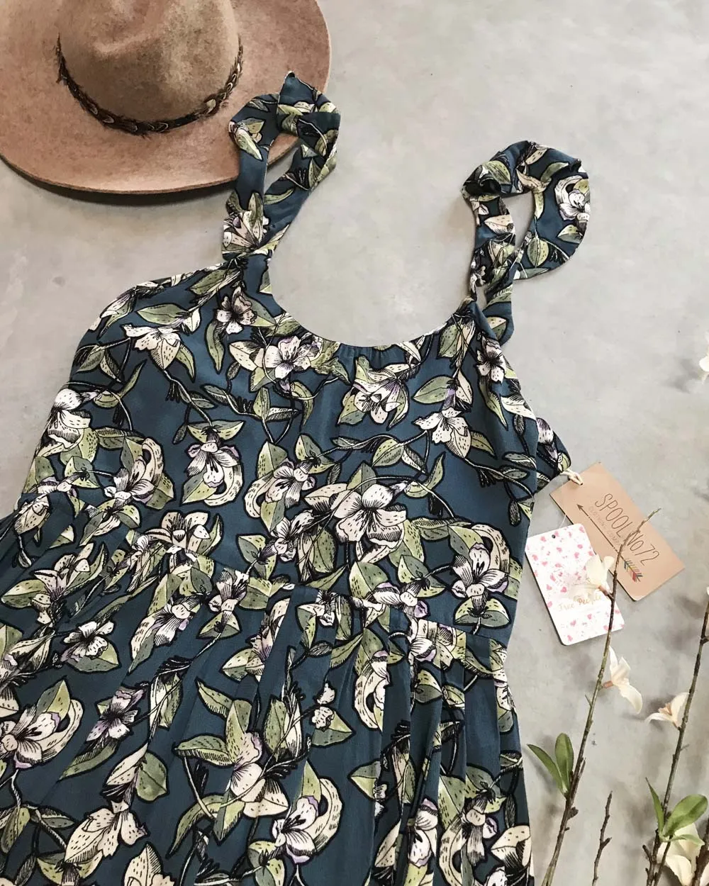 Free People Sweet You Minidress in Blue