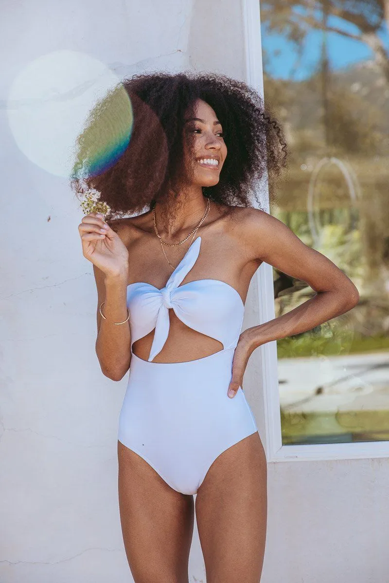 FRONT-TIE ONE-PIECE by aava
