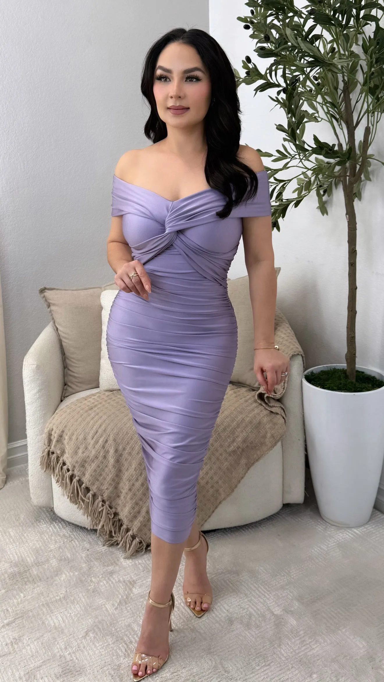 GABRIELLA LAVENDER DRESS