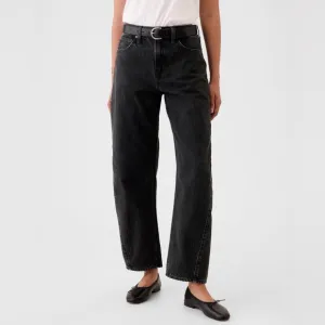 Gap High Rise Barrel Jeans Sz 2P