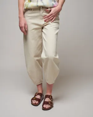garment washed twill brancusi pant - ivory