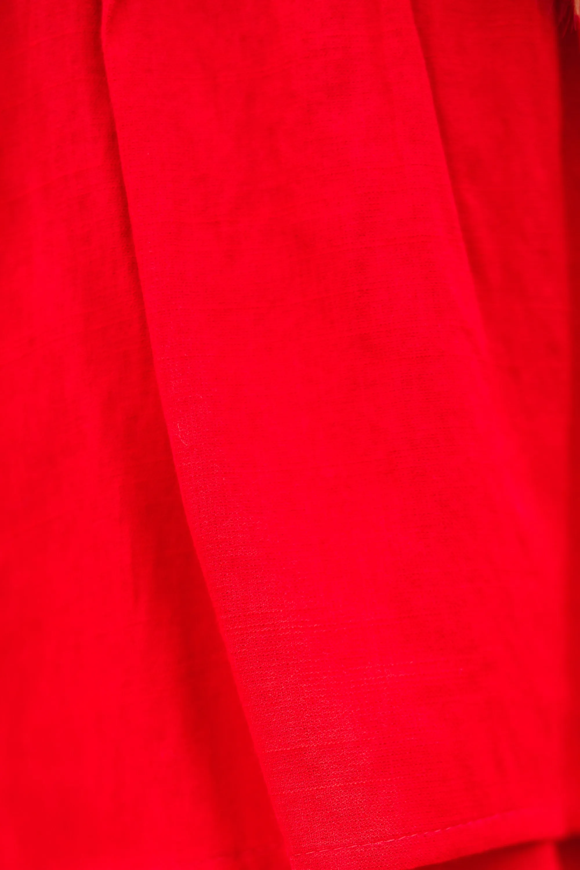 Girls: Feeling Fine Red Ruffled Tank