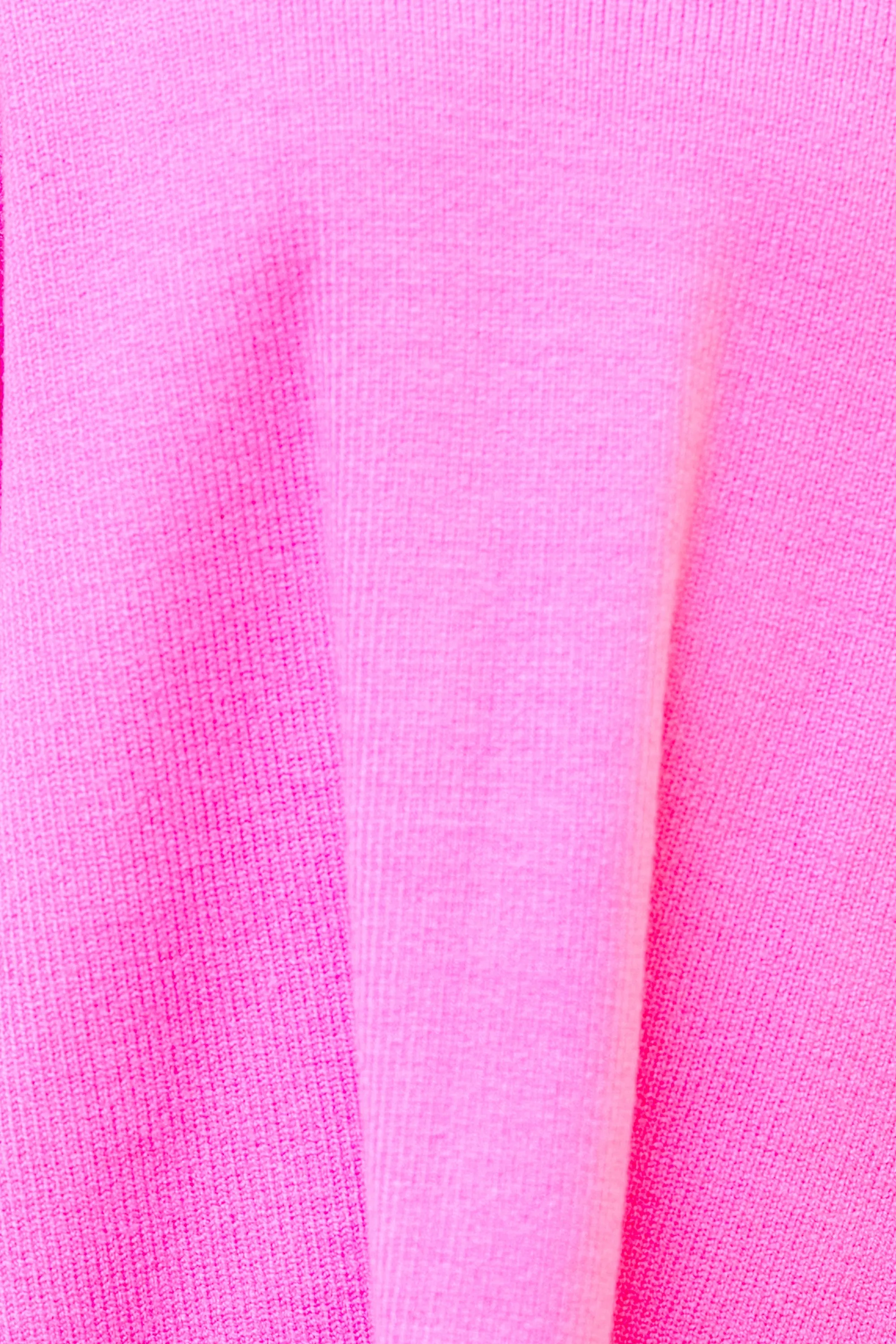 Girls: Just So You Candy Pink Mock Neck Sweater