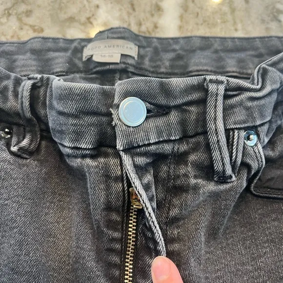Good American black denim jeans size 14-18