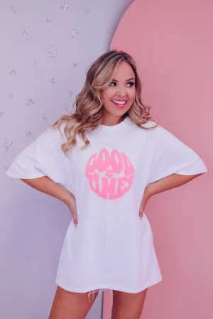 Good Times Graphic Tee - White