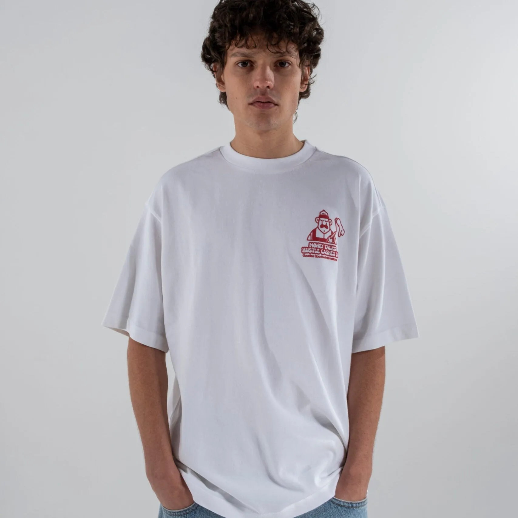 Goodies Sportive Money Talks Tee White