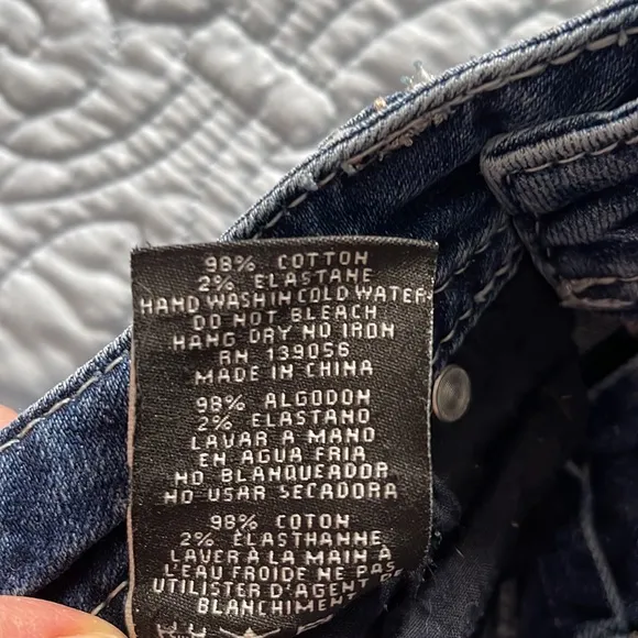 Grace in LA Embroidered Bootcut Jeans - Long Length