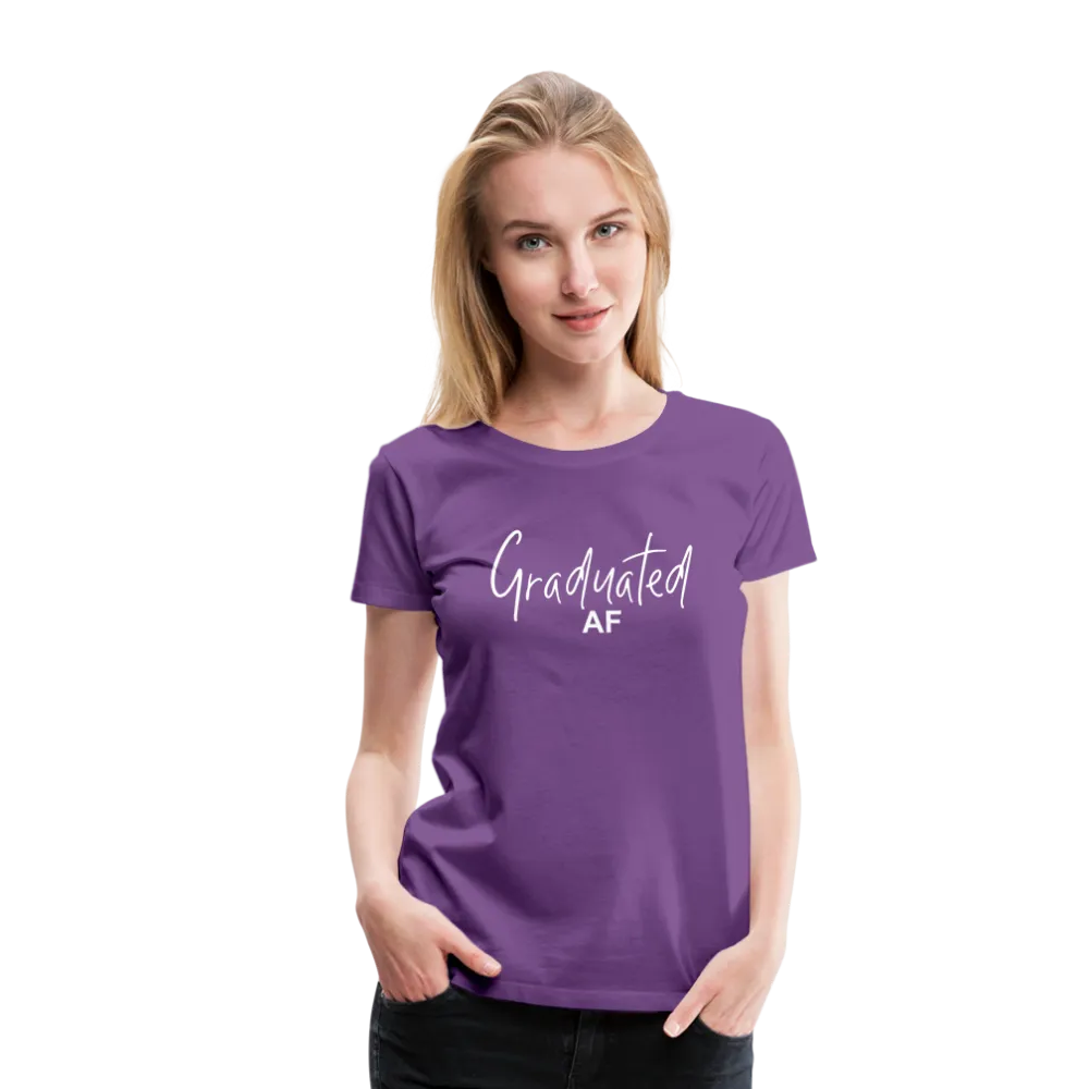 Graduated AF Women’s Premium T-Shirt (CK1577)