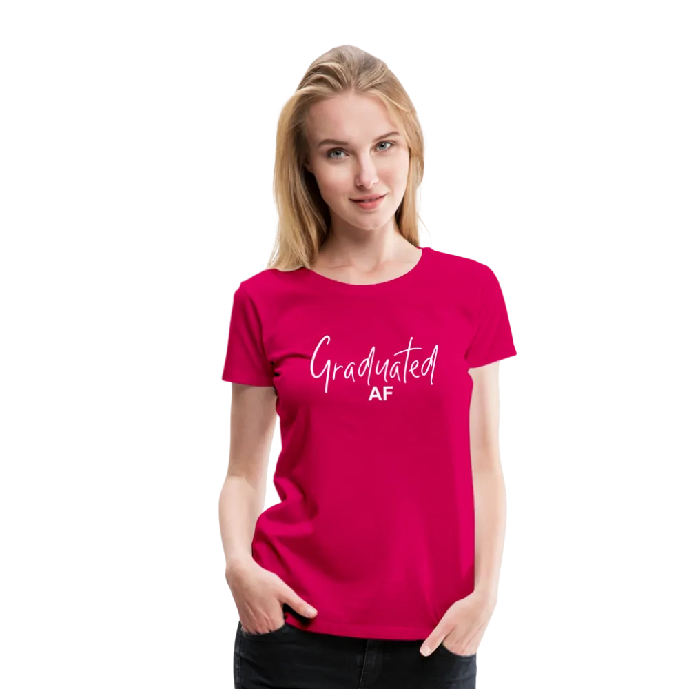 Graduated AF Women’s Premium T-Shirt (CK1577)