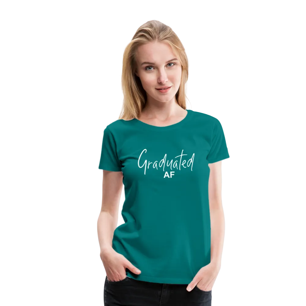 Graduated AF Women’s Premium T-Shirt (CK1577)