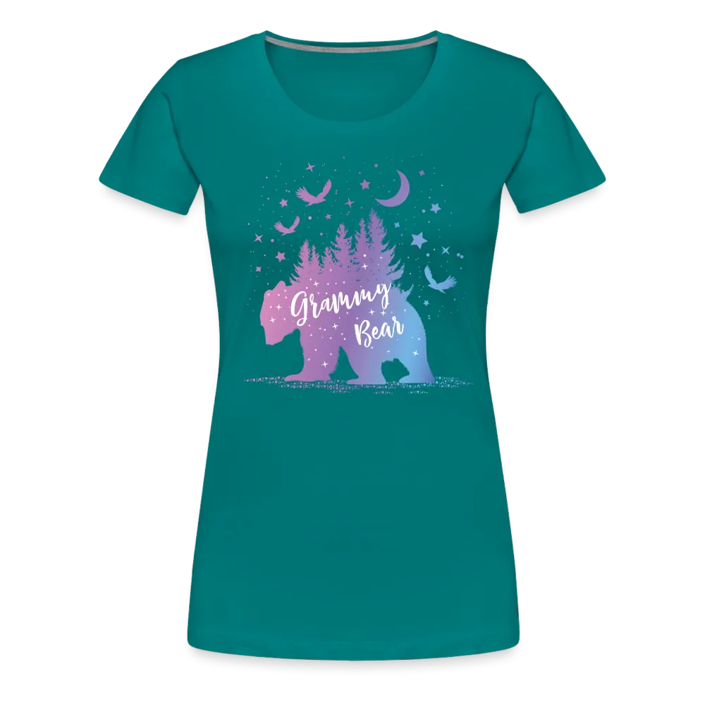Grammy Bear Women’s Premium T-Shirt (KS1032)