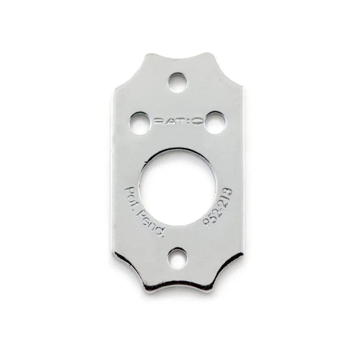 GraphTech Ratio Plate For Gibson Style Screw Hole ~ Chrome (1pc)