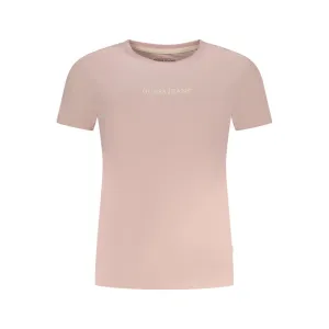 Guess Jeans Pink Cotton Women T-Shirt