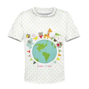 Happy earth day Kid Custom Cosplay Hoodies Apparel