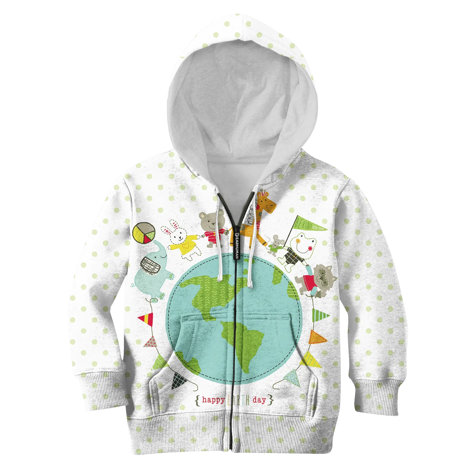 Happy earth day Kid Custom Cosplay Hoodies Apparel