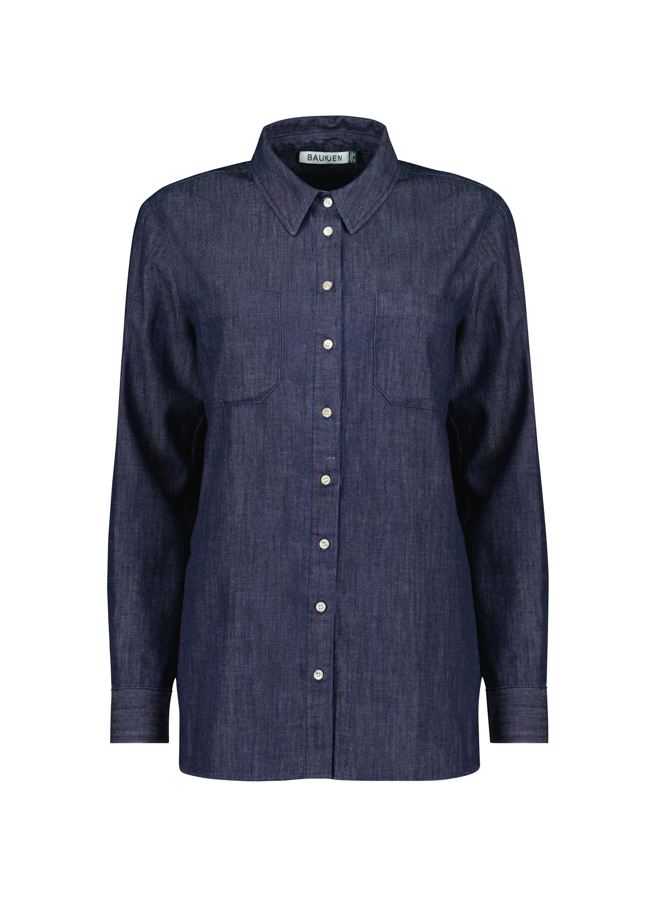 Hattie Organic Denim Shirt | Dark Indigo