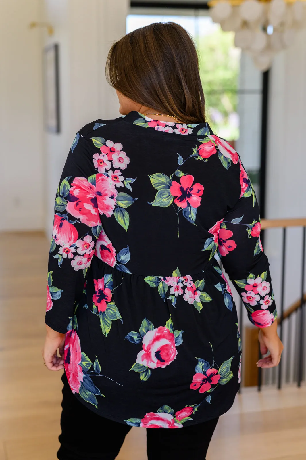 Hazel Blues® |  Doing My Best Floral Top
