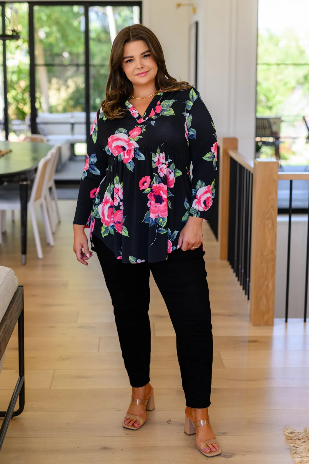 Hazel Blues® |  Doing My Best Floral Top