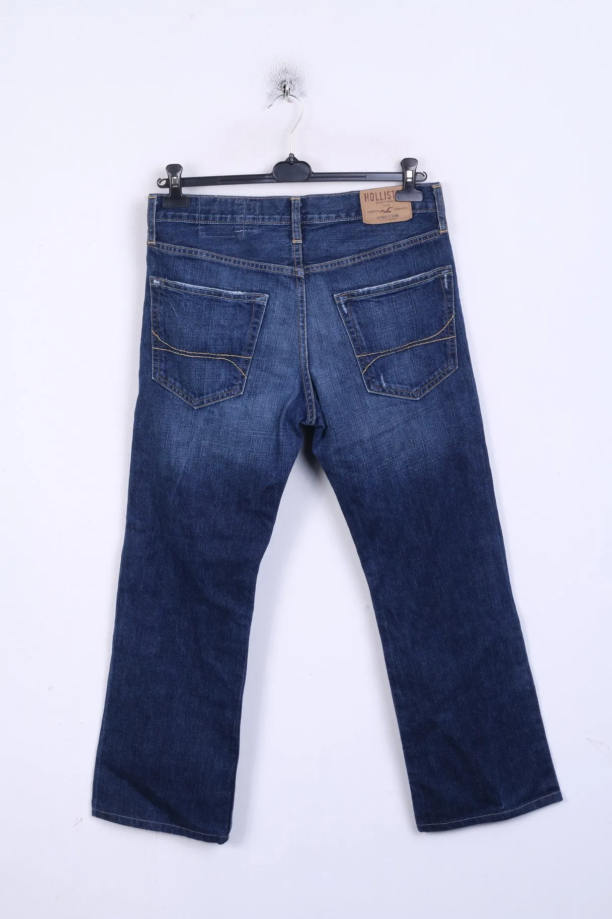 HOLLISTER Mens W32 L32 Jeans Pants Trousers Denim Straight Leg