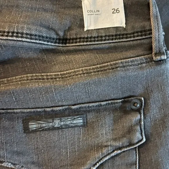 HUDSON Jeans Collin Skinny Ankle Jeans, Size 26