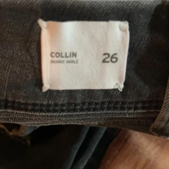HUDSON Jeans Collin Skinny Ankle Jeans, Size 26