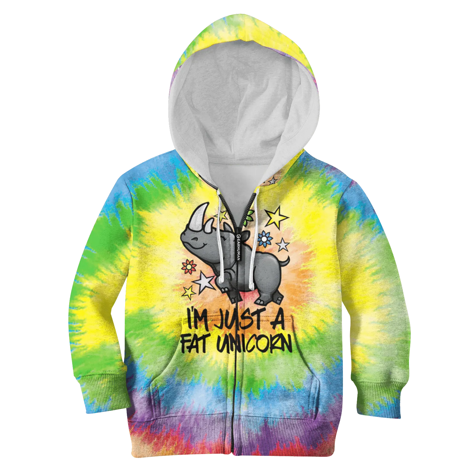 I am just a fat unicorn Kid Custom Cosplay Hoodies Apparel