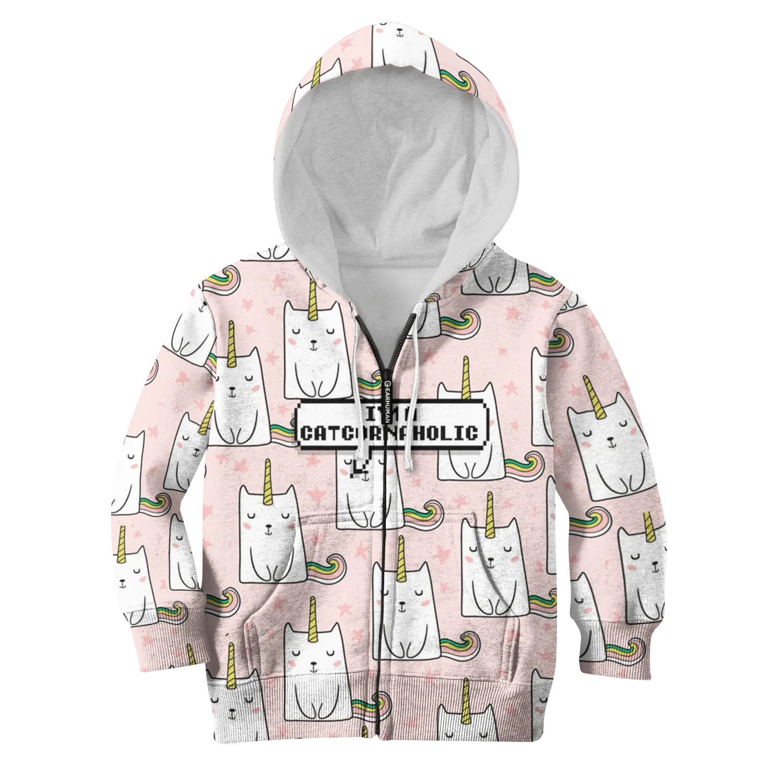 I'm Catcornaholic Custom Cosplay Kid Hoodie