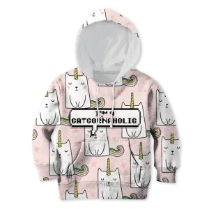 I'm Catcornaholic Custom Cosplay Kid Hoodie