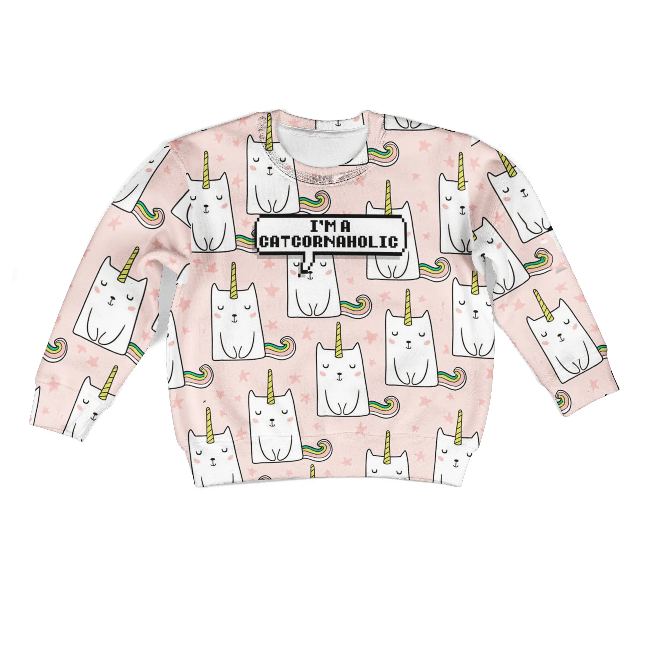 I'm Catcornaholic Custom Cosplay Kid Hoodie